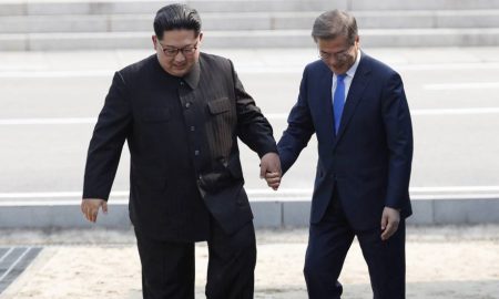 Kim Jong un y Moon Jae in