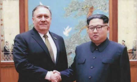 Mike Pompeo y Kim Jong un