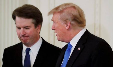 Brett Kavanaugh y Donald Trump