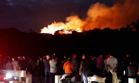 incendio en Japon