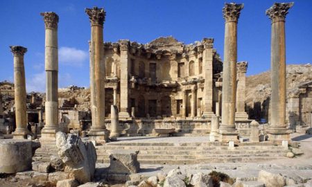 Ruinas de Gerasa en Jordania