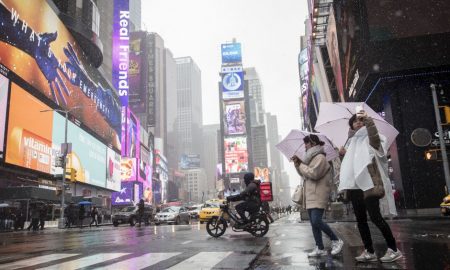 lluvia y aguanieve nueva york