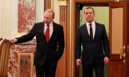 Putin y Medvedev