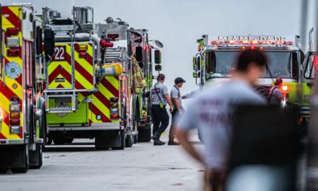 Un incendio en el mercado de pulgas más grande de Miami deja un herido