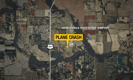 2 heridos en accidente de avioneta en el aeropuerto de Huntsville