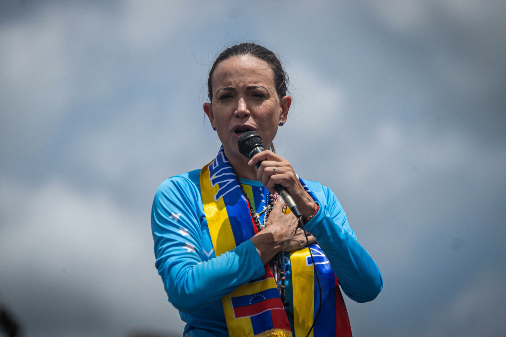 María Corina Machado: "Lo único que le queda" a Maduro es el respaldo de la cúpula militar