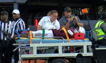 Un jugador de fútbol de Alabama A&M hospitalizado tras una lesión durante el Magic City Classic