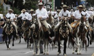 Tradicional desfile ecuestre congregó a unos 3.000 caballistas en Costa Rica