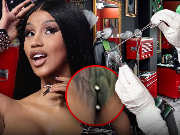 El perforador de Cardi B advierte sobre los riesgos del piercing en el trasero