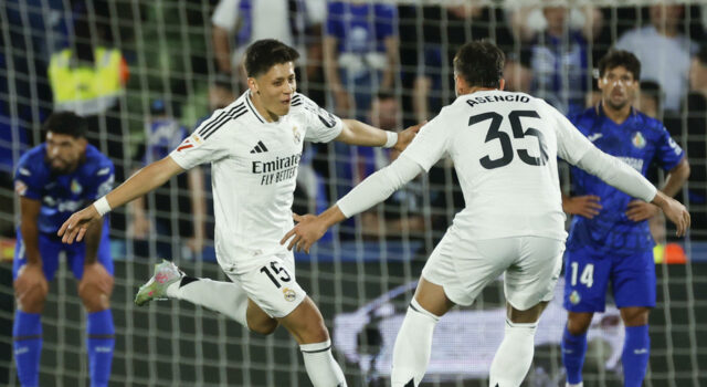 0-1. Güler y Courtois mantienen al Real Madrid en pie frente al Getafe 0-1. Güler y Courtois mantienen al Real Madrid en pie frente al Getafe