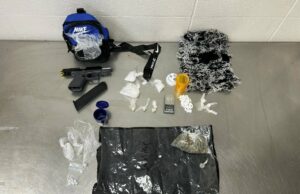 Drogas e interruptor de Glock incautados tras persecución Drogas e interruptor de Glock incautados tras persecución