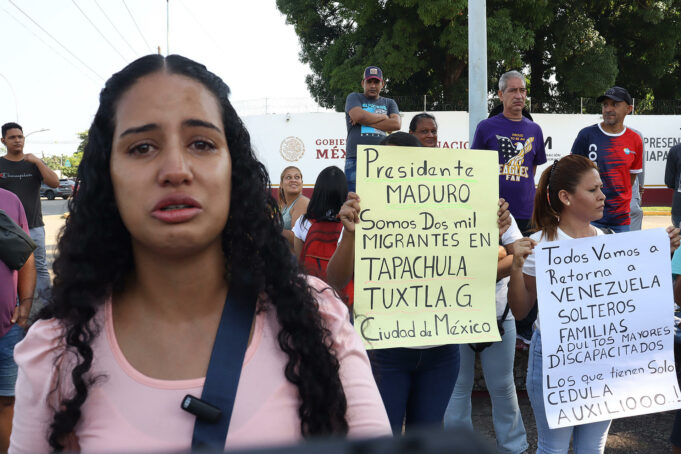 Venezolanos atrapados en el sur de México solicitan vuelos humanitarios para regresar Venezolanos atrapados en el sur de México solicitan vuelos humanitarios para regresar