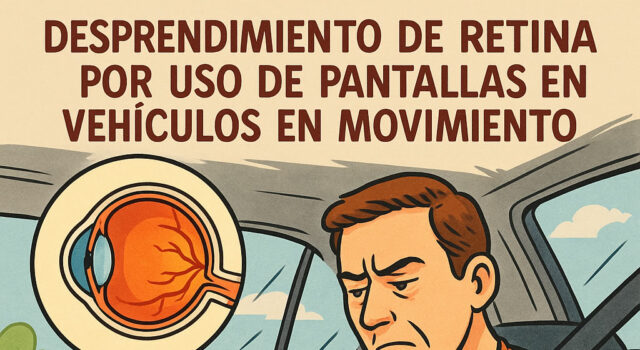 Uso de pantallas en movimiento puede causar desprendimiento de retina en adultos y niños Uso de pantallas en movimiento puede causar desprendimiento de retina en adultos y niños