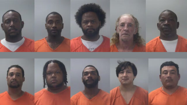 Diez arrestados en operativo policial por presunta explotación infantil en Huntsville