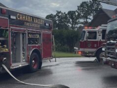 Un rayo provoca un incendio en el ático de una casa en el condado de Shelby Un rayo provoca un incendio en el ático de una casa en el condado de Shelby