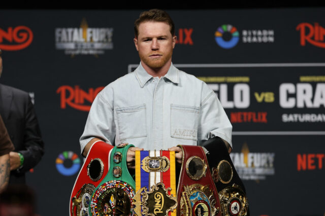 'Canelo' Álvarez destaca calidad de Crawford y afirma que vencerlo sería histórico