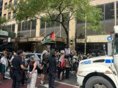 Huelga de hambre frente a ONU protesta guerra en Gaza y apoyo estadounidense