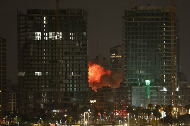 Israel no reporta daños tras reciente ataque lanzado por Irán este lunes