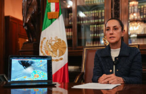 Sheinbaum asegura que enfrentarán unidos el huracán Erik, ahora categoría tres Sheinbaum asegura que enfrentarán unidos el huracán Erik, ahora categoría tres