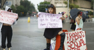 Trabajadoras sexuales protestan en CDMX exigiendo derechos laborales y seguridad social Trabajadoras sexuales protestan en CDMX exigiendo derechos laborales y seguridad social