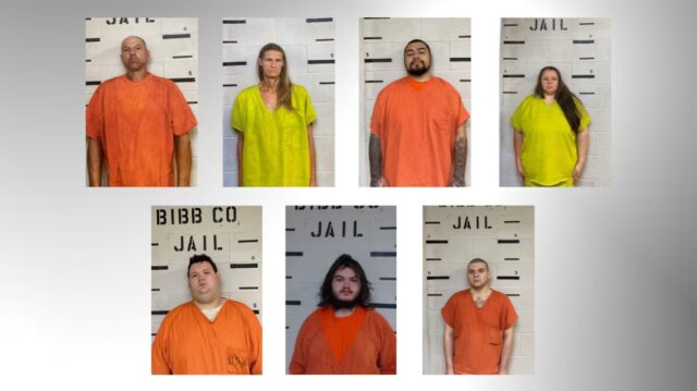7 acusados en relación con un atroz caso de abuso sexual en el condado de Bibb