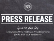 Gobernadora Ivey anuncia 58 nuevas aulas Pre-K para 2025-2026