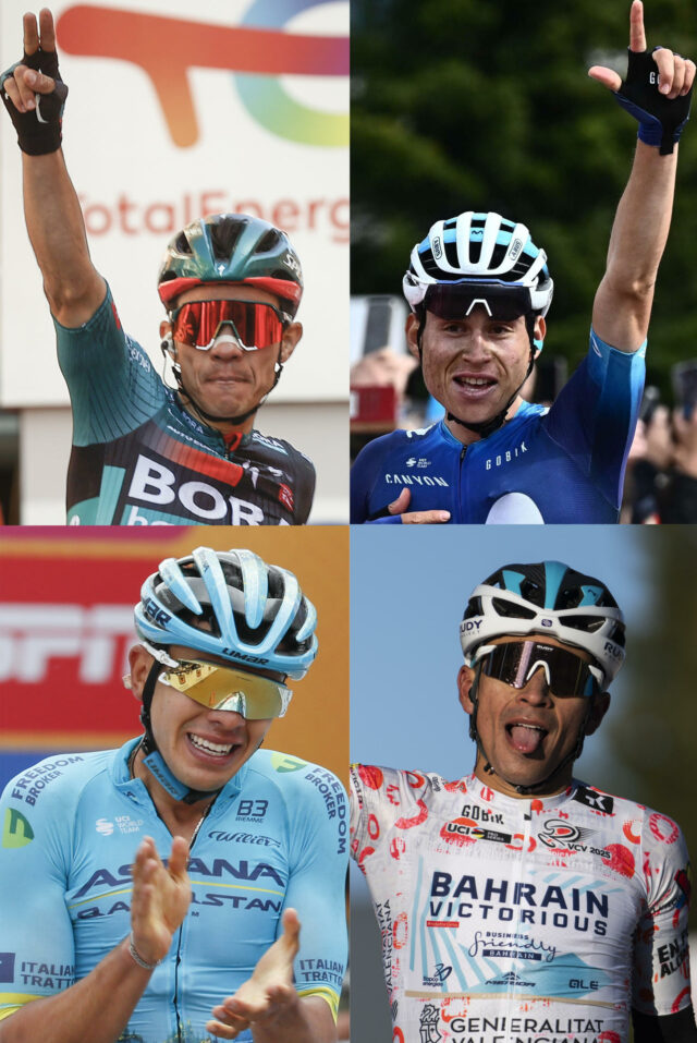 Cuatro ciclistas colombianos competirán en la salida del Tour de Francia 2025