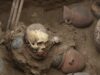 Descubren entierro prehispánico milenario en Lima durante obras de tuberías de gas Descubren entierro prehispánico milenario en Lima durante obras de tuberías de gas