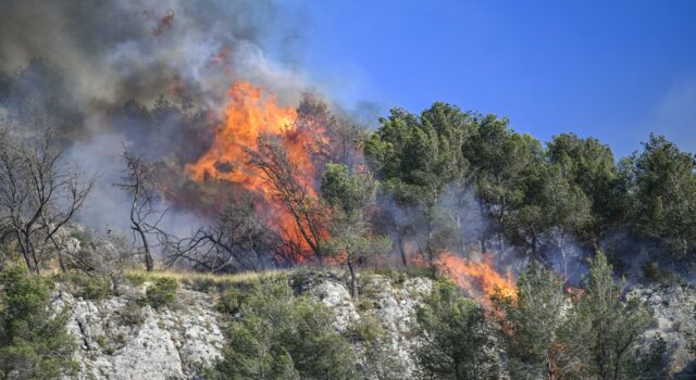 Marsella, segunda ciudad francesa, enfrenta un incendio forestal violento y amenazante Marsella, segunda ciudad francesa, enfrenta un incendio forestal violento y amenazante