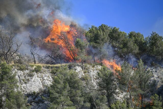 Marsella, segunda ciudad francesa, enfrenta un incendio forestal violento y amenazante