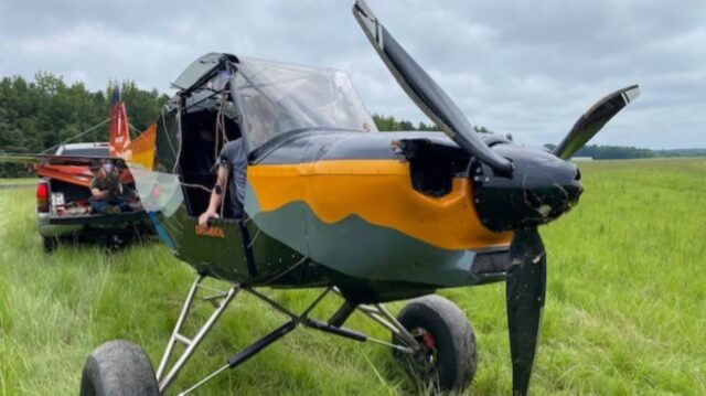Piloto y pasajero sobreviven a un accidente aéreo en el condado de Bibb: "Doy gracias a Dios"