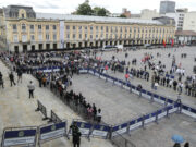 Colombia despide con luto a Miguel Uribe Turbay en la Plaza de Bolívar Colombia despide con luto a Miguel Uribe Turbay en la Plaza de Bolívar