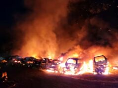 Incendio masivo en un desguace del condado de Blount quema cientos de vehículos Incendio masivo en un desguace del condado de Blount quema cientos de vehículos