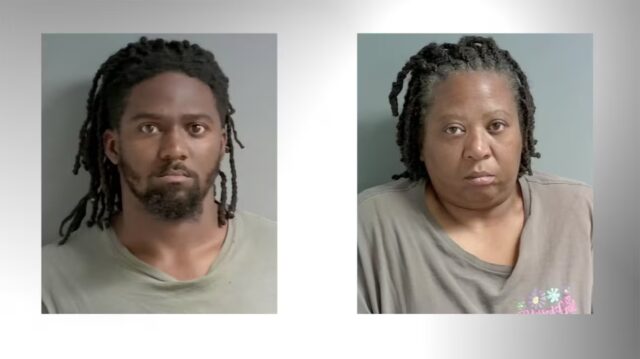 Madre e hijo arrestados en conexión con el incendio en Dollar General