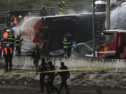 Explosión de camión de gas en Ciudad de México deja tres muertos y setenta heridos Explosión de camión de gas en Ciudad de México deja tres muertos y setenta heridos