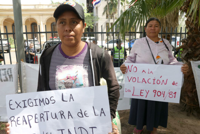 Indígenas y cañeros paraguayos marchan y bloquean carreteras, exigiendo sus derechos
