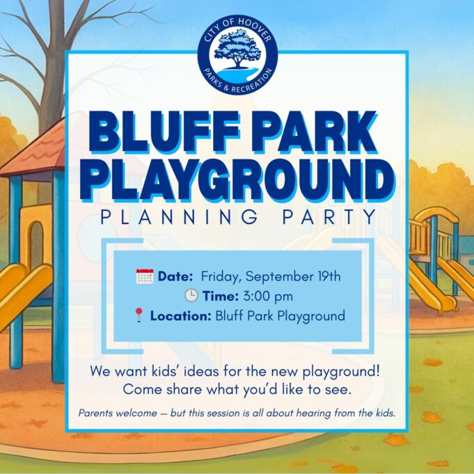 La ciudad de Hoover busca aportes de niños sobre nuevo proyecto de parque La ciudad de Hoover busca aportes de niños sobre nuevo proyecto de parque