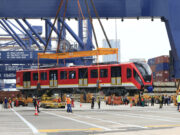 Los primeros vagones del Metro de Bogotá ya están en Colombia Los primeros vagones del Metro de Bogotá ya están en Colombia