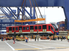 Los primeros vagones del Metro de Bogotá ya están en Colombia Los primeros vagones del Metro de Bogotá ya están en Colombia