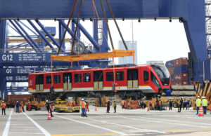 Los primeros vagones del Metro de Bogotá ya están en Colombia Los primeros vagones del Metro de Bogotá ya están en Colombia