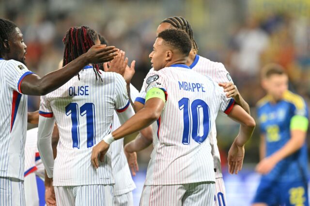 Mbappé marca doblete, iguala a Henry y da la victoria a Francia