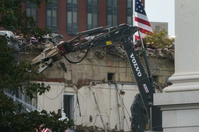 Ala Este de la Casa Blanca demolida para construir el salón de baile de Trump Ala Este de la Casa Blanca demolida para construir el salón de baile de Trump