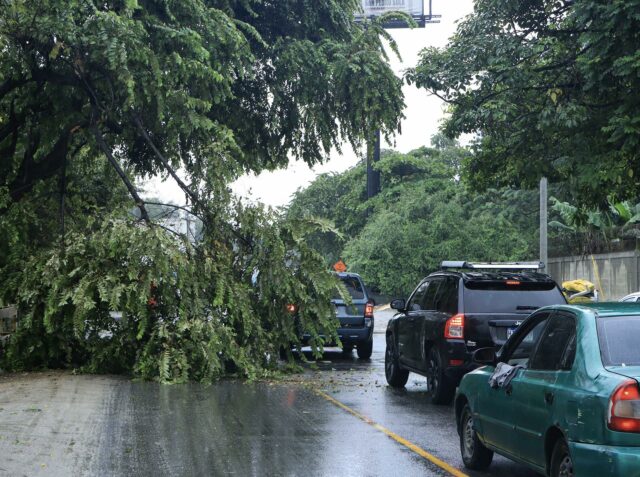 Alerta amarilla y verde en Honduras por lluvias de vaguada en todo el territorio