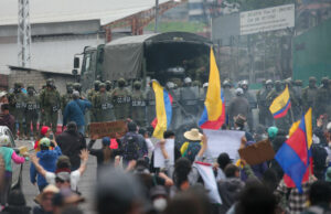 Cuarta semana en Ecuador de protestas contra Noboa, quien permanece intransigente Cuarta semana en Ecuador de protestas contra Noboa, quien permanece intransigente