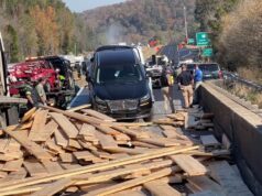 La I-65 reabrió tras un accidente múltiple con un camión que transportaba madera La I-65 reabrió tras un accidente múltiple con un camión que transportaba madera