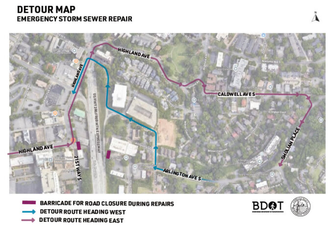 Cierre de carretera programado a partir del lunes Cierre de carretera programado a partir del lunes