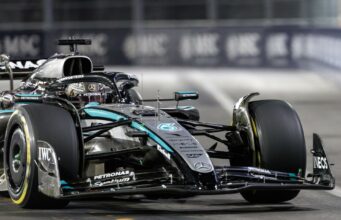 Russell lidera la tercera sesión con humedad e incertidumbre en la pista Russell lidera la tercera sesión con humedad e incertidumbre en la pista