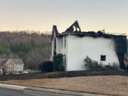 Casa destruida por incendio en el norte del condado de Shelby Casa destruida por incendio en el norte del condado de Shelby