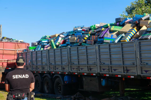 Sube a casi 89 toneladas la droga incautada en Paraguay que tenía a Brasil como destino Casi 89 toneladas de droga incautadas en Paraguay tenían a Brasil como destino