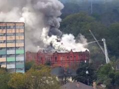 Funcionarios reaccionan ante incendio en la Escuela Sayre Street de Montgomery Funcionarios reaccionan ante incendio en la Escuela Sayre Street de Montgomery